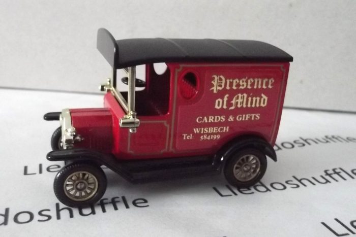PV006009, Code 3, Model T Ford Van, Presence of Mind, Cards & Gifts, Wisbech