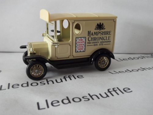 PV006013, Code 3, Model T Ford Van, Hampshire Chronicle, The County Newspaper, Clearance
