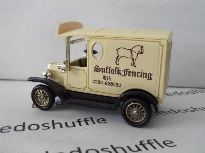 PV006020, Code 3, Model T Ford Van, Suffolk Fencing, Tel: 0284-828530, (Bury St Edmunds & surrounding dialling code area)