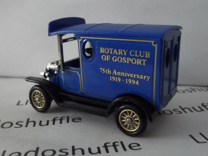 PV006044, Code 3, Model T Ford Van, Rotary Club of Gosport, 75th Anniversary 1919-1994