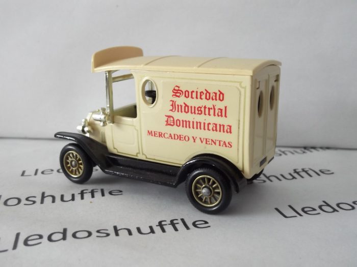 PV006050, Code 3, Model T Ford Van, Sociedad Industrial Dominicana, Mercadeo Y Ventas