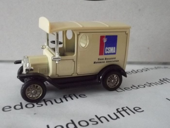 PV006051, Code 3, Model T Ford Van, CSMA, Your Exclusive Motoring Association, Clearance