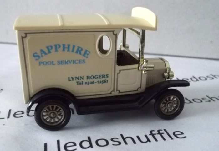 PV006066, Code 3, Model T Ford Van, Sapphire Pool Services, Helston, Cornwall