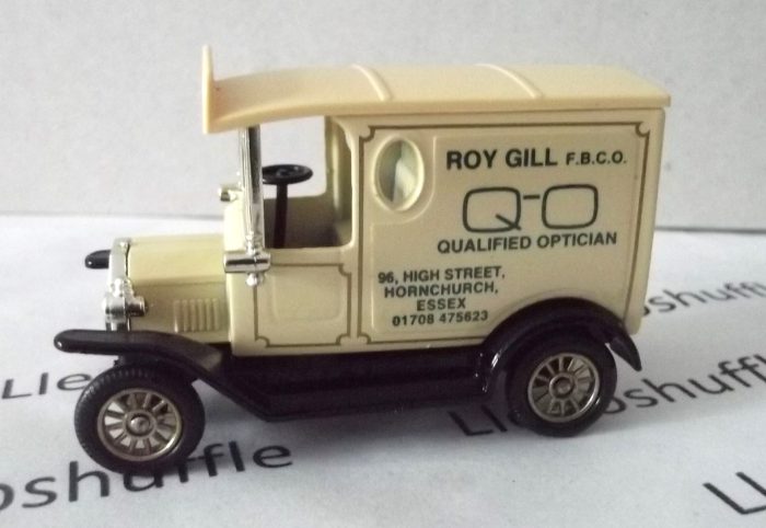 PV006067, Code 3, Model T Ford Van, Roy Gill, Qualified Optician, Hornchurch