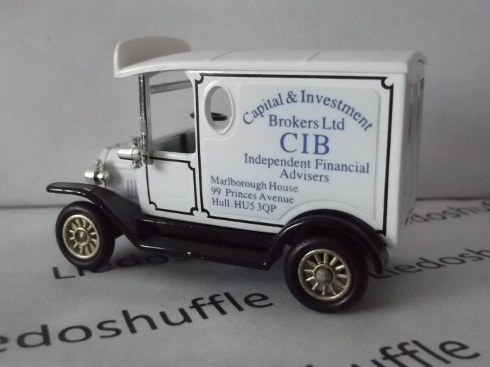 PV006140, Code 3, Model T Ford Van, Capital & Investment Brokers (CIB), Hull