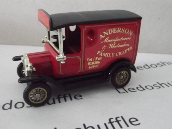 PV006143, Code 3, Model T Ford Van, Anderson Family Crafts, Banbridge