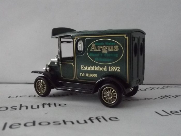 PV006177, Code 3, Model T Ford Van, South Wales Argus, Gwent's Evening Newspaper