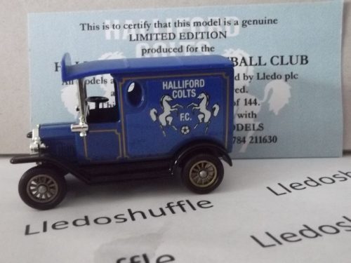 PV006201, Code 3, Model T Ford Van, Halliford Colts FC (Football Club)