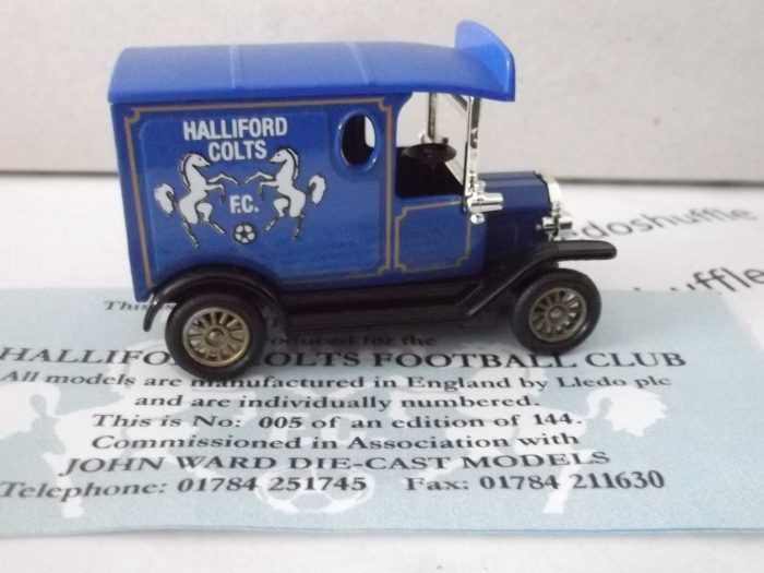 PV006201, Code 3, Model T Ford Van, Halliford Colts FC (Football Club) - Image 2