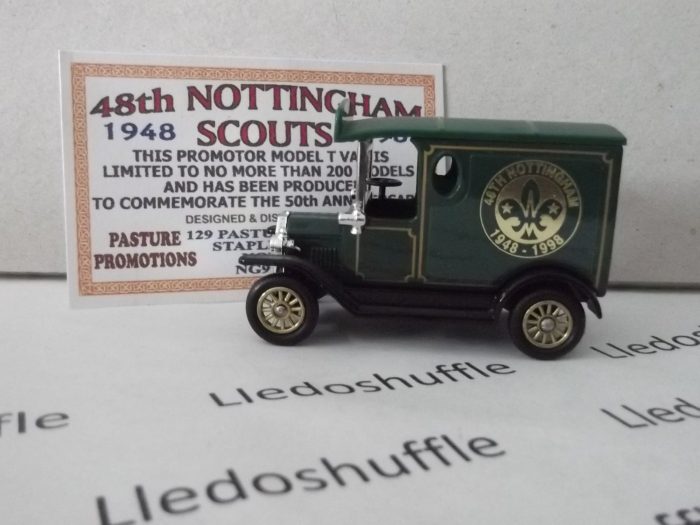 PV006210, Code 3, Model T Ford Van, 48th Nottingham Scouts, 50th Anniversary, 1948-1998