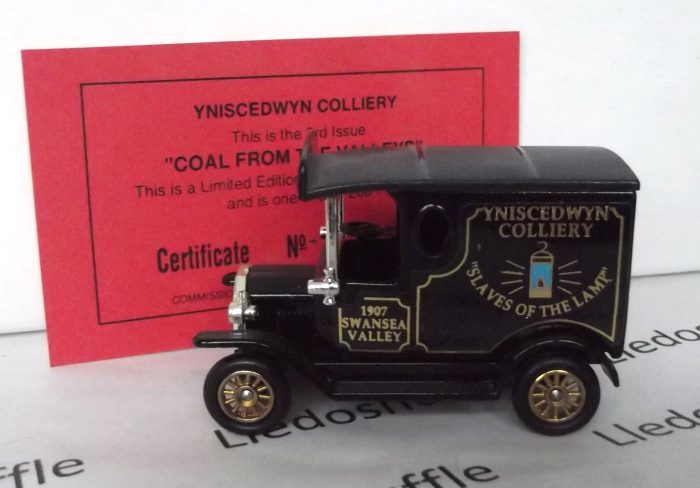 PV006236, Code 3, Model T Ford Van, Yniscedwyn Colliery, Slaves of the Lamp, 1907 Swansea Valley, British Coal, Coal from the Valleys Series, 3rd Issue