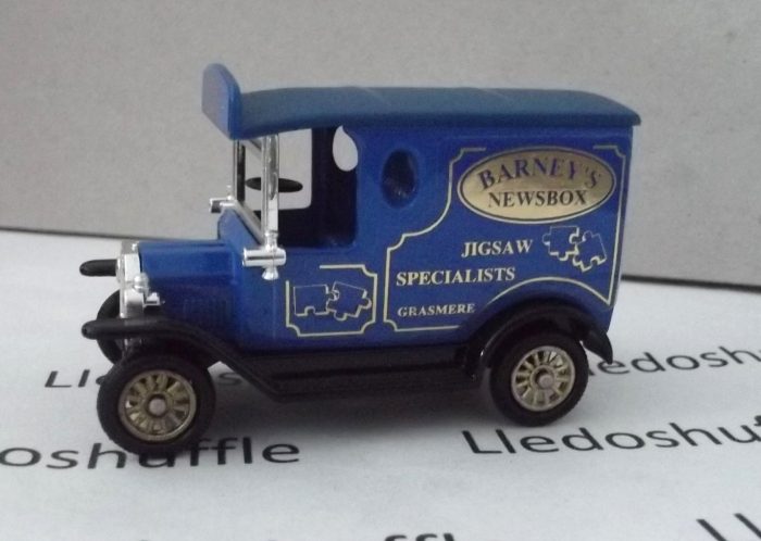 PV006258, Code 3, Model T Ford Van, Barney's Newsbox, Jigsaw Specialists, Grasmere