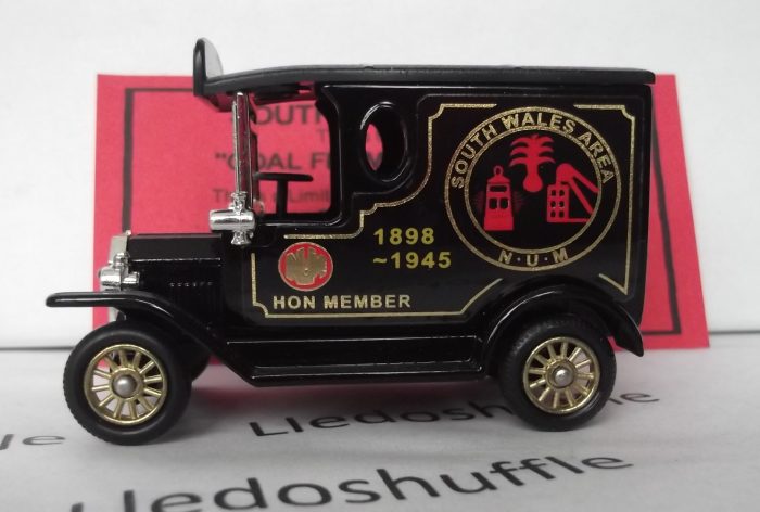 PV006259, Code 3, Model T Ford Van, South Wales Area N.U.M., 1898-1945 Hon Member, Coal from the Valleys Series, 11th Issue