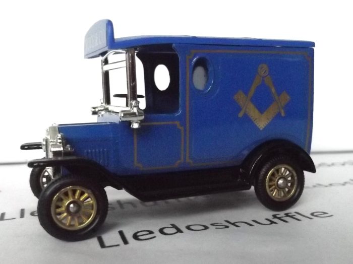 PV006263, Code 3, Model T Ford Van, Square & Compass, Toye & Co