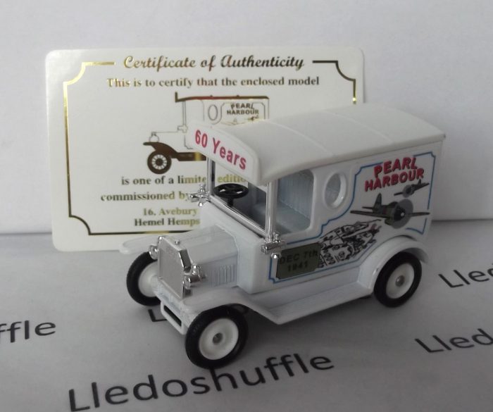 PV006264, Code 3, Model T Ford Van, Pearl Harbour, 7th Dec 1941, 60 years - Image 3