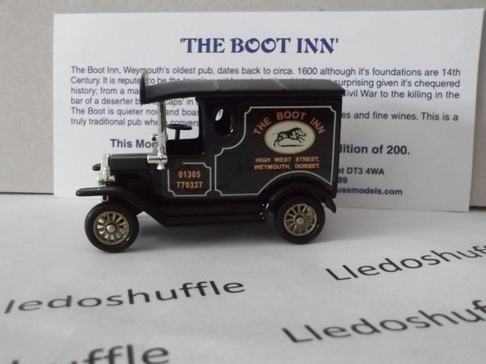 PV006293, Code 3, Model T Ford Van, The Boot Inn, Weymouth, Ringwood Brewery