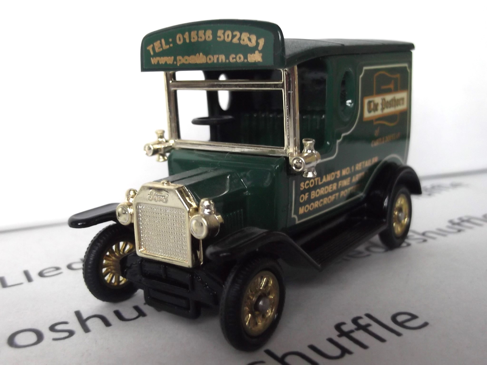 PV006296, Code 3, Model T Ford Van, The Posthorn of Castle Douglas, Scotland's No.1 Retailer of Border Fine Arts & Moorcroft Pottery - Image 2