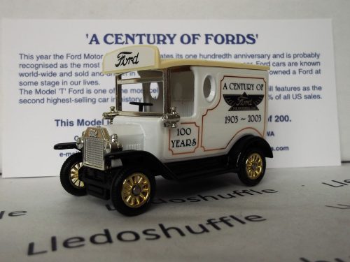 PV006298, Code 3, Model T Ford Van, A Century of Ford 1903-2003