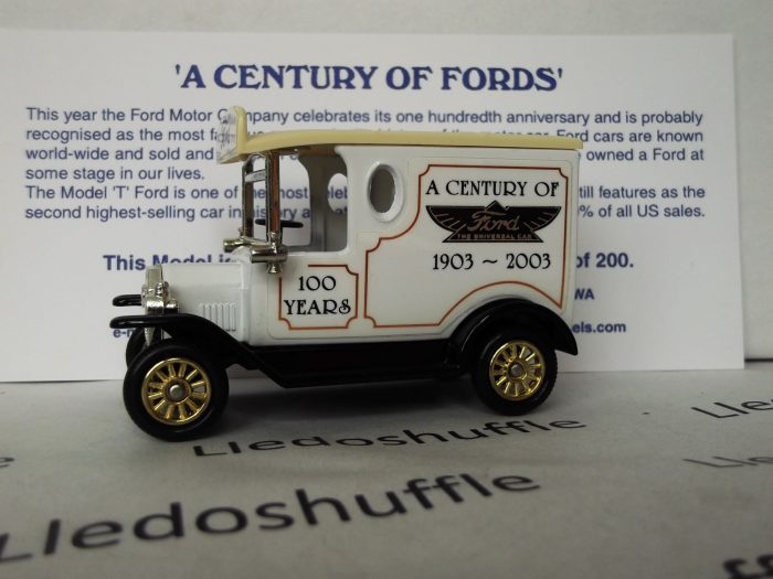PV006298, Code 3, Model T Ford Van, A Century of Ford 1903-2003 - Image 3