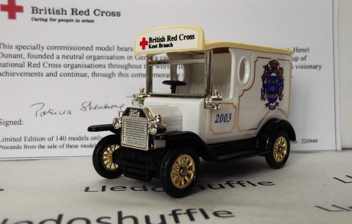 PV006304, Code 3, Model T Ford Van, British Red Cross, Kent Branch, Dunant Family Crest - Image 2