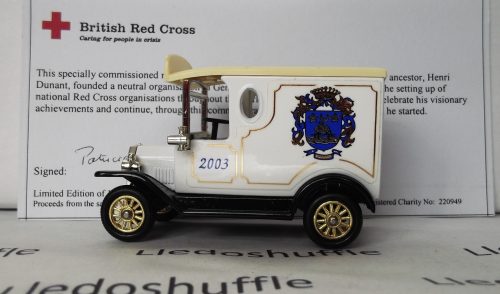 PV006304, Code 3, Model T Ford Van, British Red Cross, Kent Branch, Dunant Family Crest