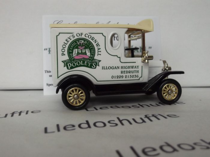 PV006305, Code 3, Model T Ford Van, Pooley's of Cornwall, Family Butchers, Redruth, Hobbyclub - Image 3