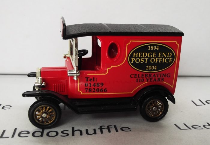 PV006307, Code 3, Model T Ford Van, Hedge End Post Office, 1894-2004, Celebrating 110 years