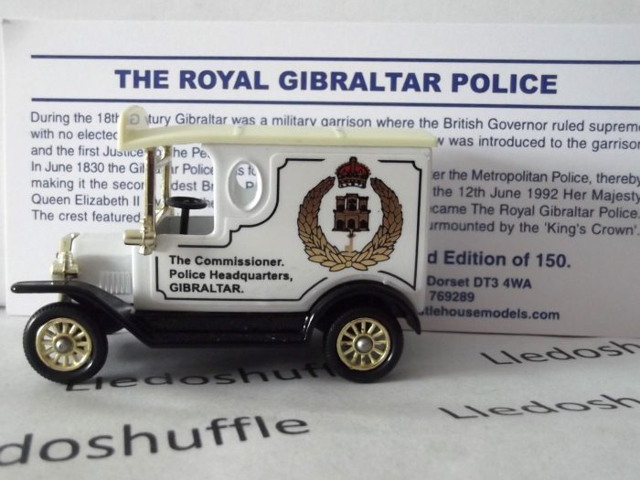 PV006321, Code 3, Model T Ford Van, The Royal Gibraltar Police - Image 2