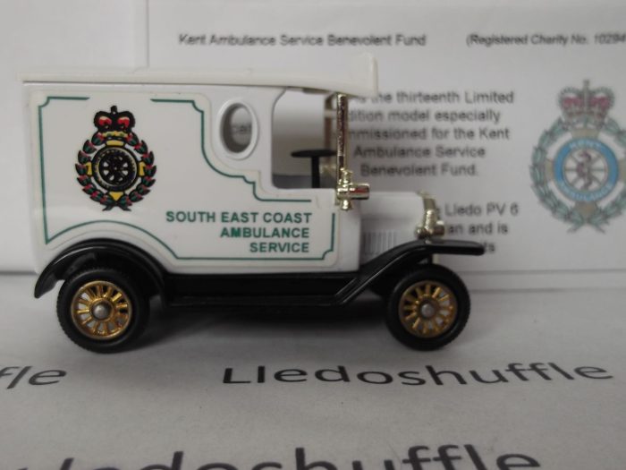 PV006, Code 3, Model T Ford Van, South East Coast Ambulance Service, NHS Trust