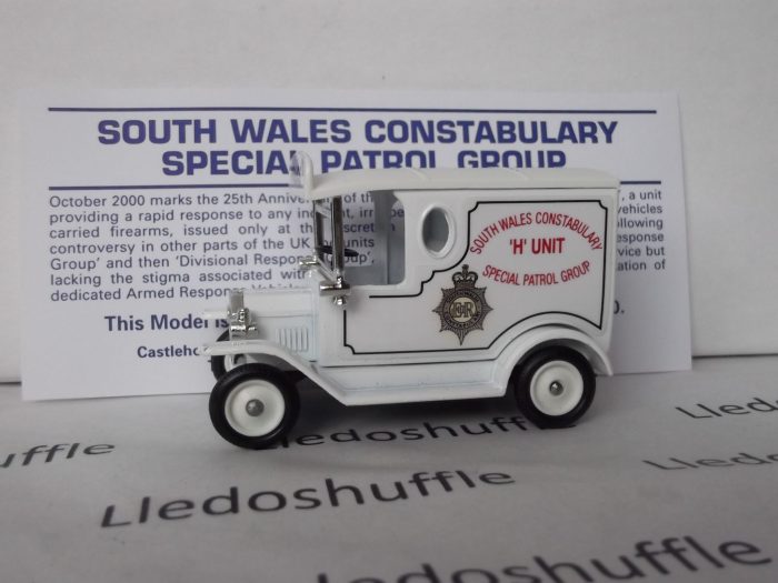 SP006, Model T Ford Van, South Wales Constabulary, 'H' Unit, Special Patrol Group