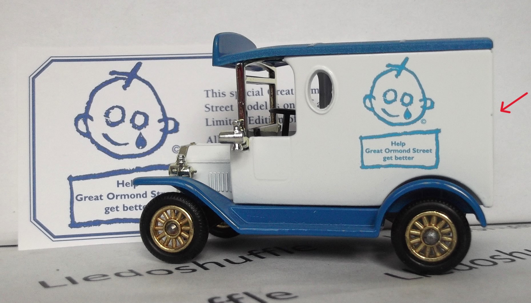 LP06730, Model T Ford Van, Help Great Ormond Street Hospital Get Better - Image 2