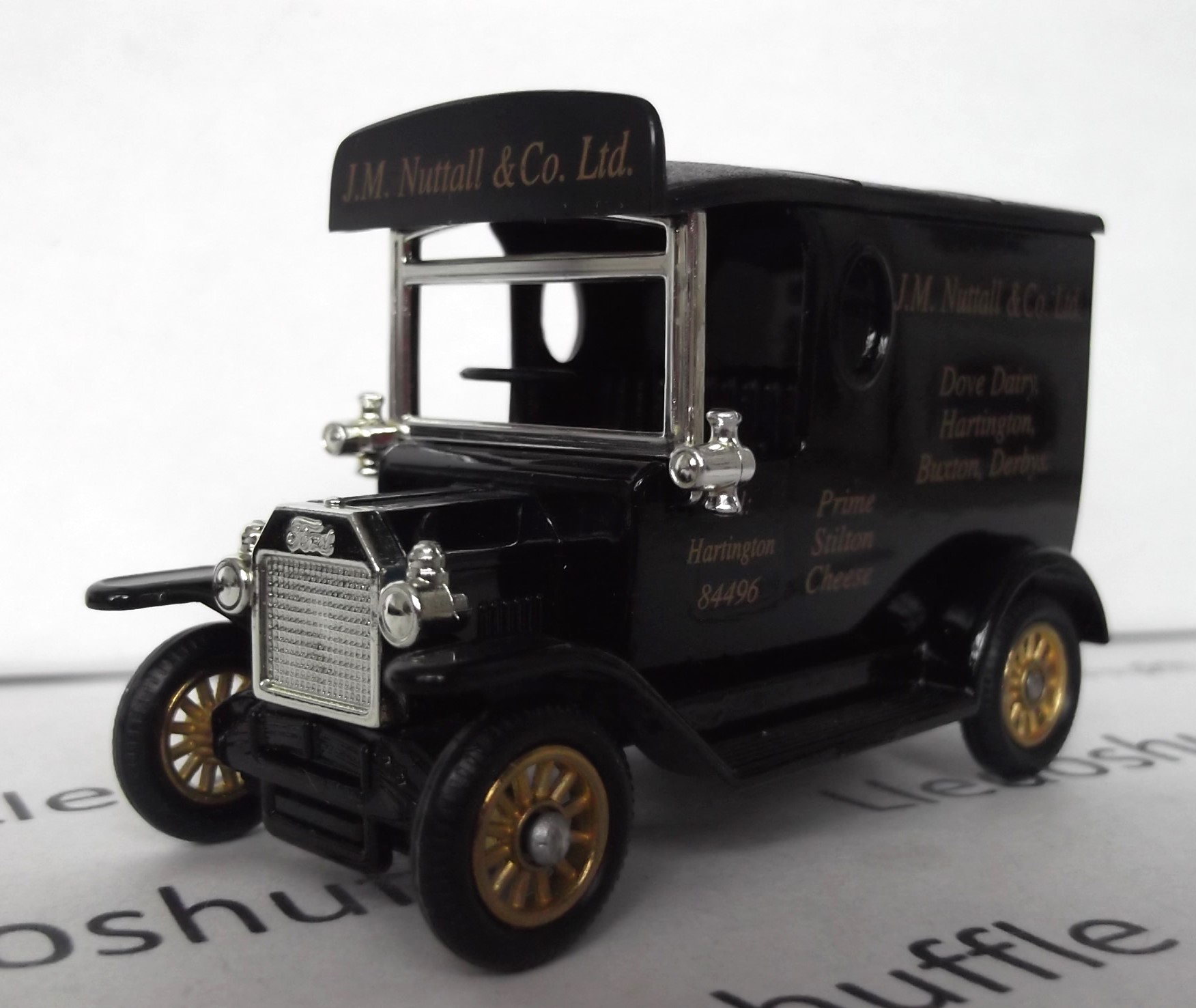 LP06797, Model T Ford Van, J M Nuttall & Co. Ltd., Dove Dairy, Hartington, Buxton, Derbyshire - Image 2