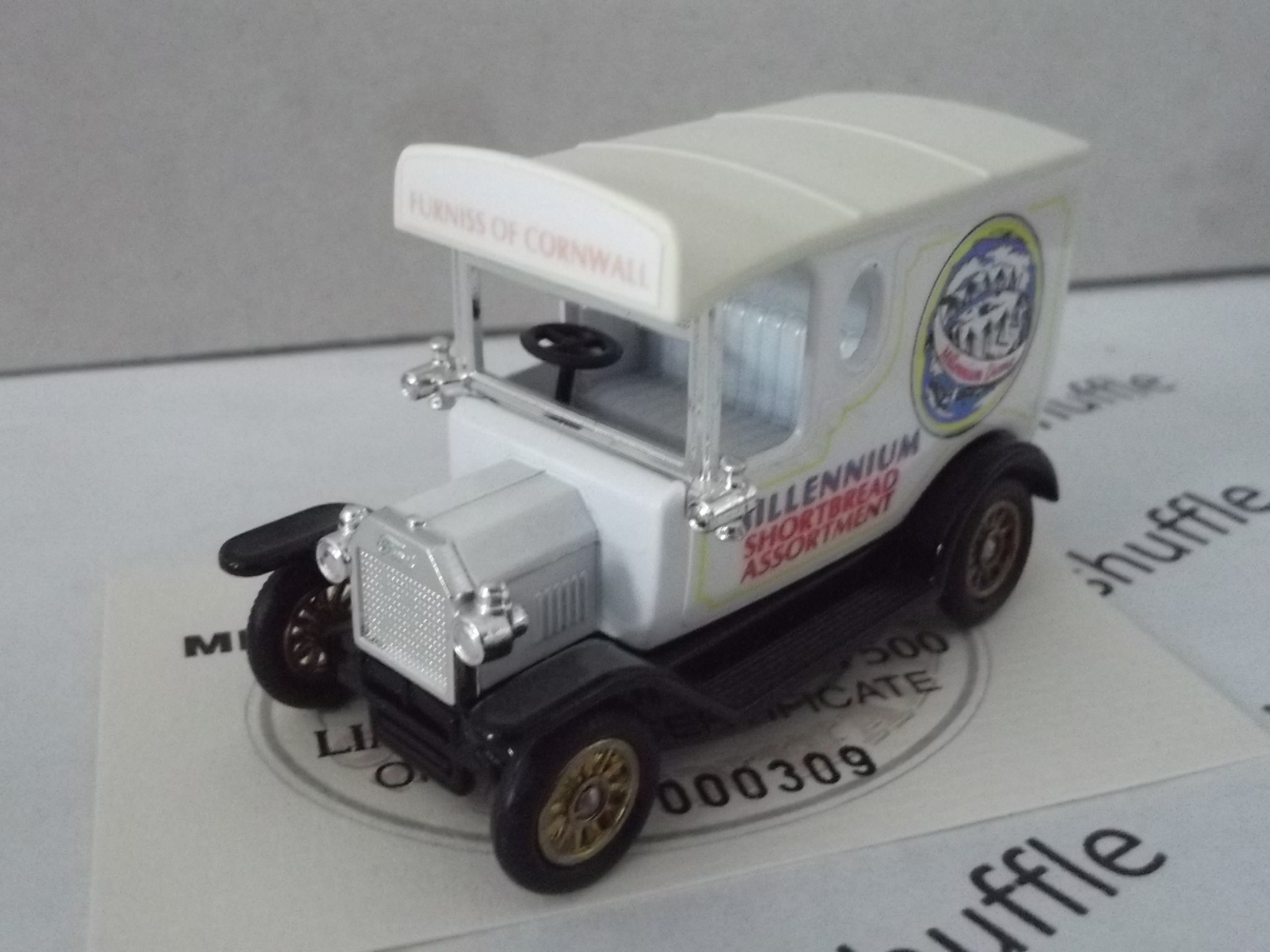 PV006237, Code 3, Model T Ford Van, Millennium Shortbread Assortment, Furniss of Cornwall, Millennium Dome, Clearance - Image 3